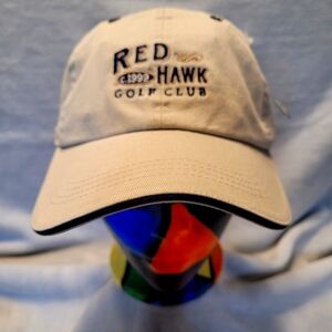 Red Hawk Golf Club Beige Cap